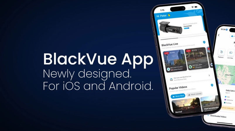 Front & Rear View BlackVue Dash Cam FHD 1080P Wi-Fi GPS Parking Mode 64GB SD - DR770X-2CH-64